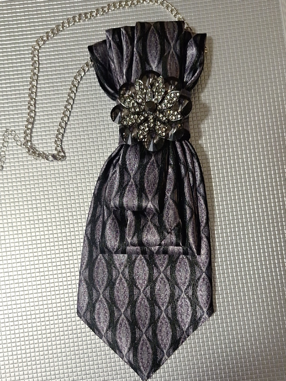 David Taylor Upcycled Necktie Necklace